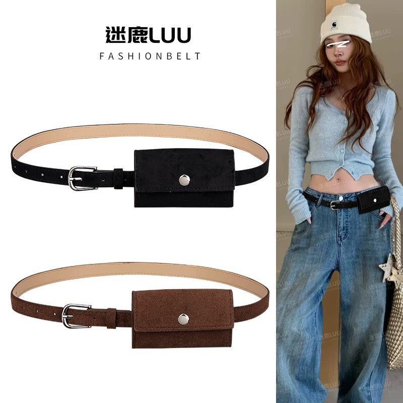 Suede Belt Accessories for Women, Small Waist Decoration, Suitable for Jeans and Skirts, Unique Design, Niche Retro Belt, Versatile Suede Belt Accessories for Women, Small Waist Decoration, Suitable for Jeans and Skirts, Unique Design, Niche Retro Belt, Versatile