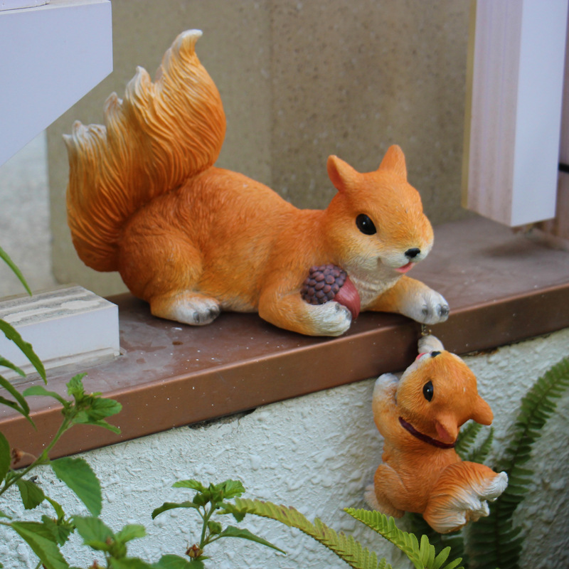 Jardín balcón Flor de jardinería al aire libre decoración colgante Bunny Swing árbol animal colgante B & B Decoración