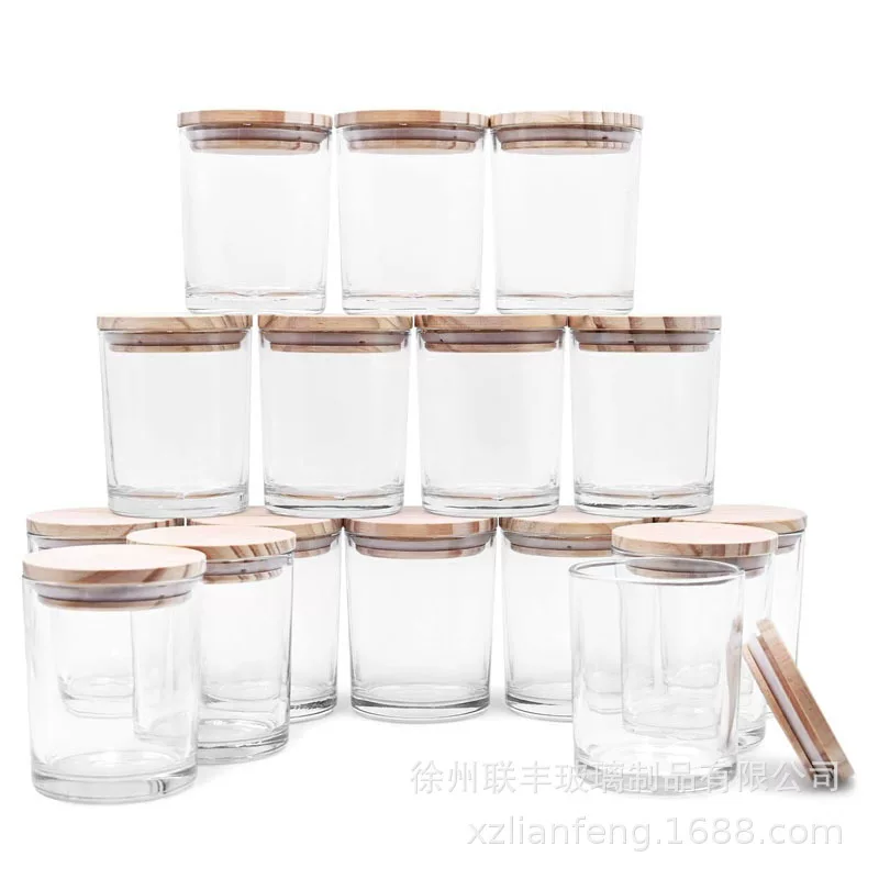 Transparent aromatherapy, high-end candle, simple and elegant design, increased thickness