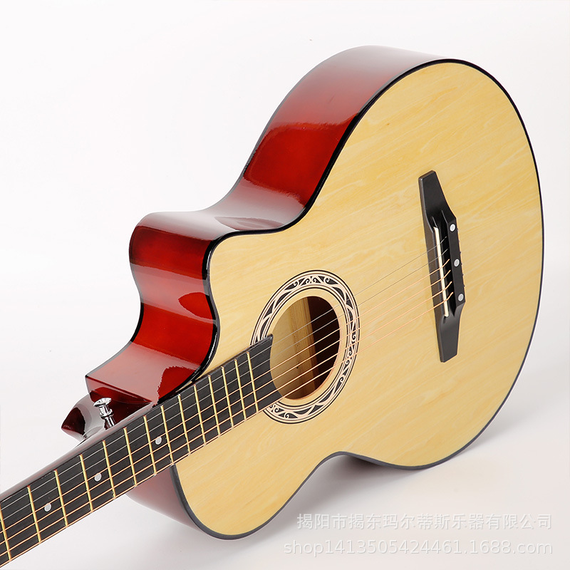 (Wholesale), guitar, musical instruments, matte classic practice for beginners, 38 inch 5
