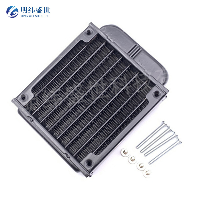 80直口散热水冷排 散热水排 LED电脑美容仪器CPU显卡水冷散热排