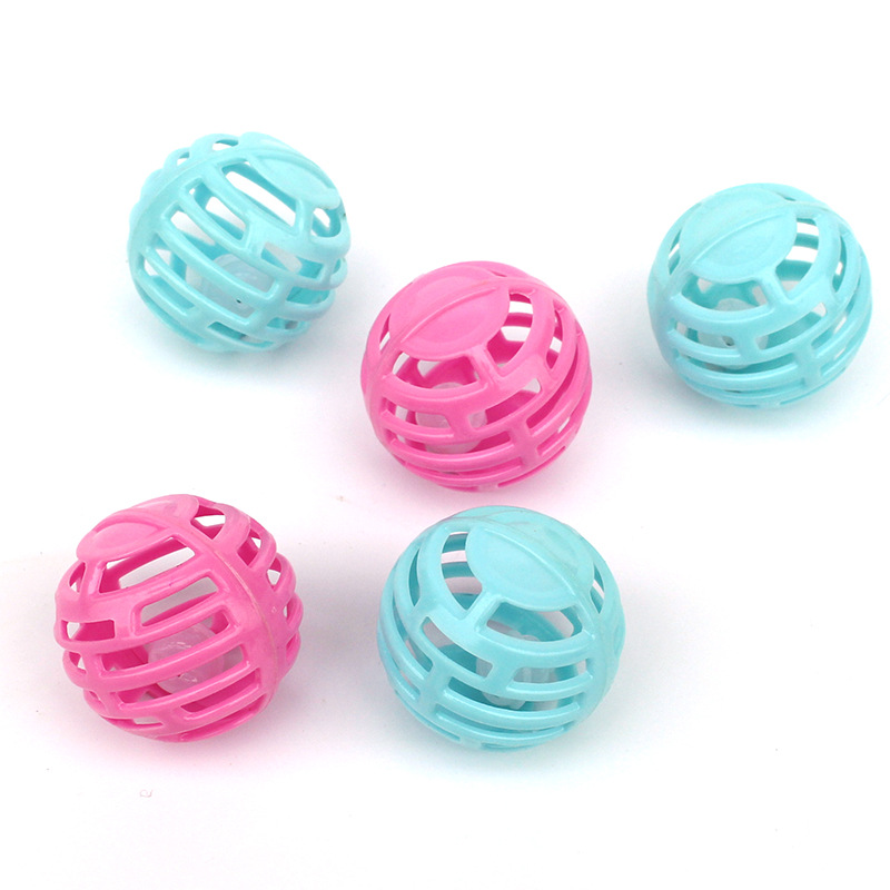 Nuevo Gato Bola de juguete de plástico multi-grano bola gato rascarse bola auto-Hola interactivo Bell Ball divertido gato bola mascota juguete