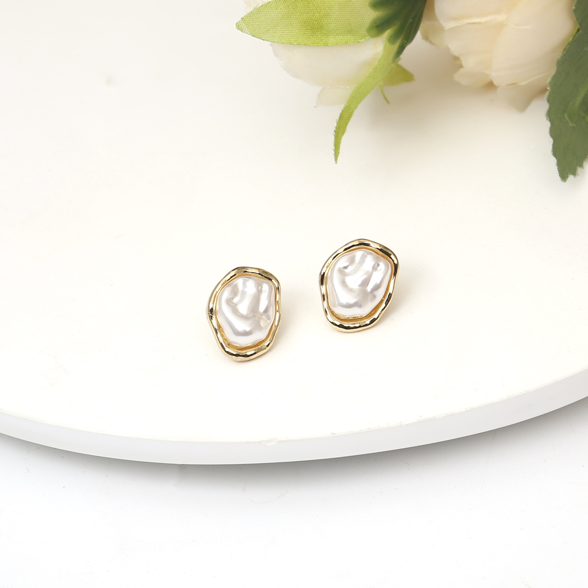 Nueva borla pendientes en línea celebridad diamante mariposa flor S925 pendientes de perlas moda elegante pendientes largos de adelgazamiento