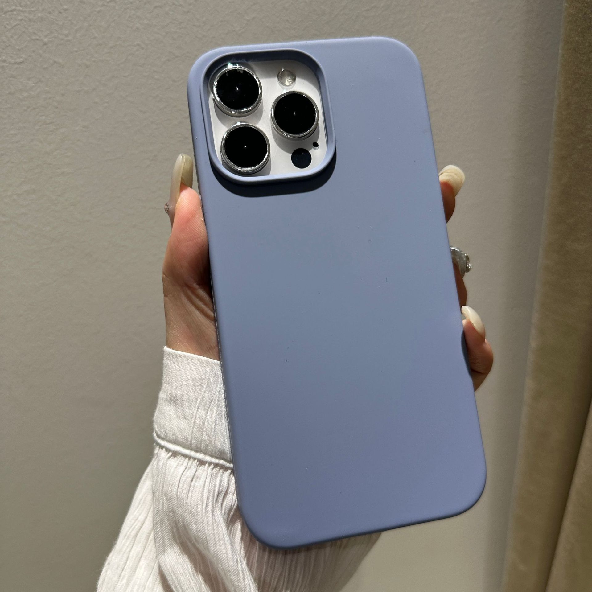 Adecuado para iphone12 funda de silicona líquida Apple 11pro piel sensación esmerilado 12max con LOGO pelusa teléfono caso