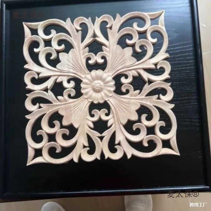 DIY средневековая подвесная картина французский цветок пустотелый Донганг резьба по дереву наклейка фоновая стенная нашивка подвесная картина материал пакет Май Таибао