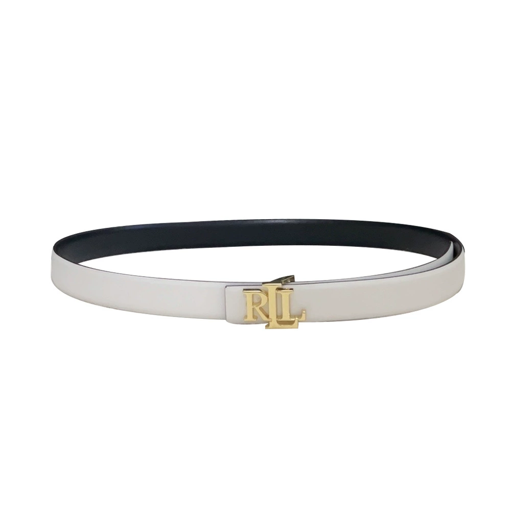Fashionable universal double-sided belt with letters, European style, 2.5cm