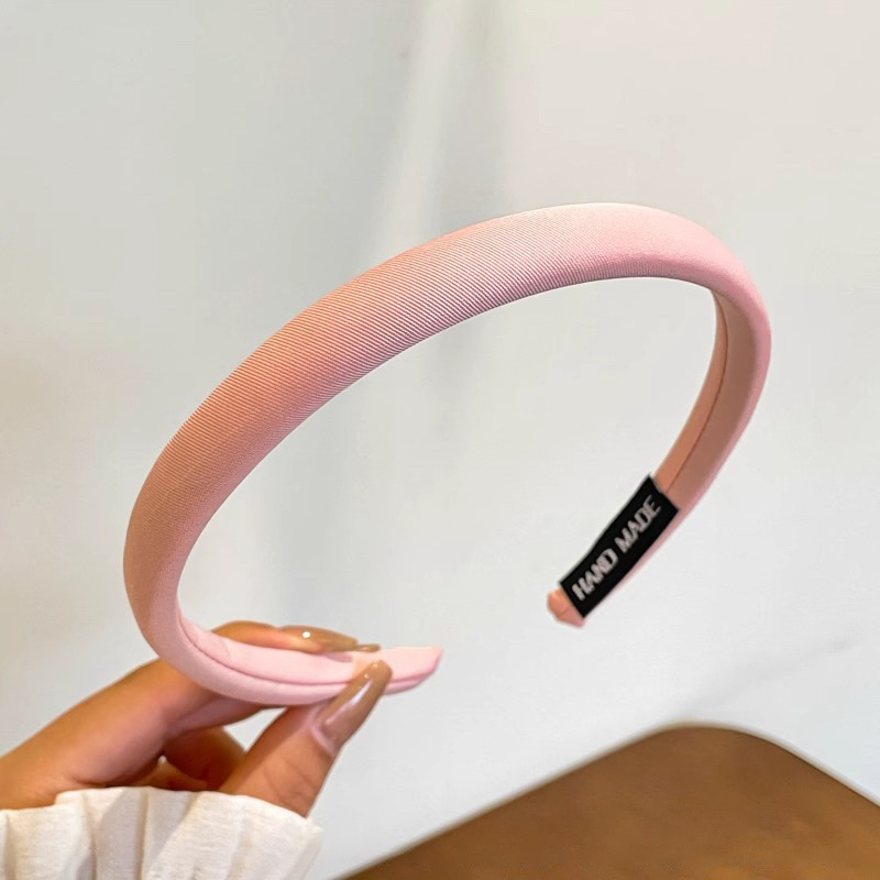 Colegio coreano estilo estriado bandas de cabeza de chicas simple bandas de pelo delgado de presión universal tarjeta de pelo 2025 nuevo toque de cabeza primavera