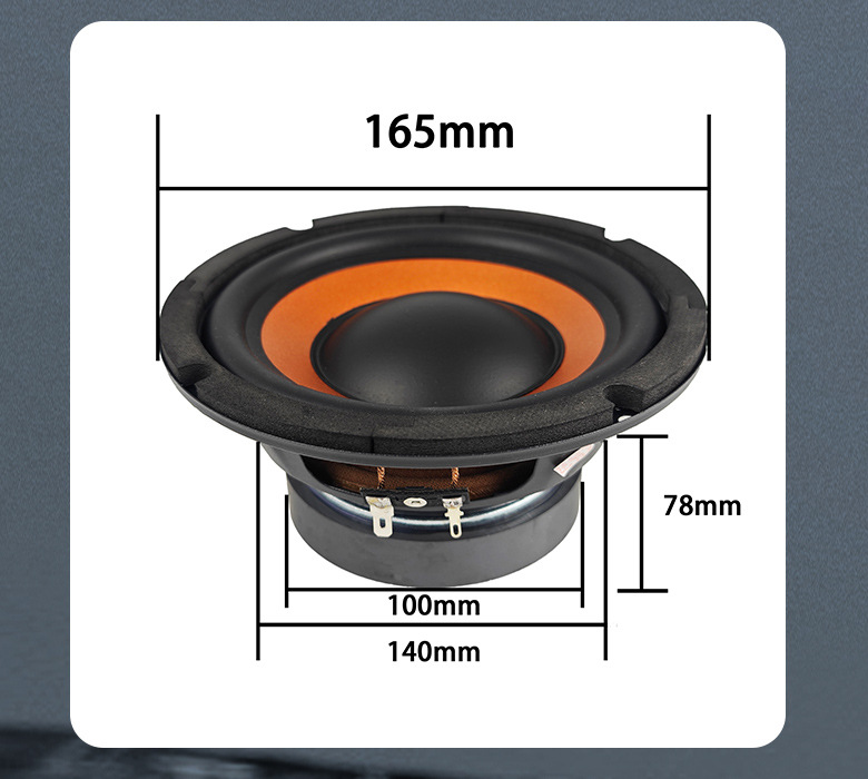 Car Tunnel Subwoofer 70W High-Power Active 6/8/10/ 12inch Shape Car Audio System with Powerful Bass