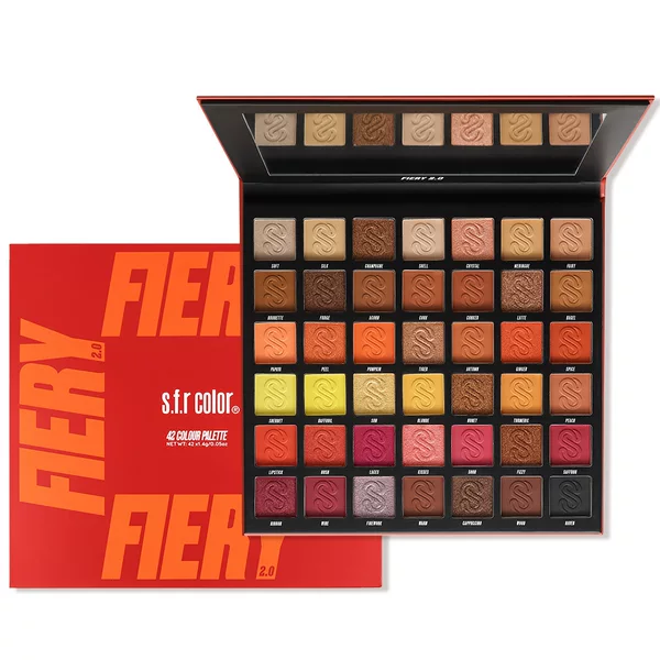 S.F.R42 Color Eyeshadow, Pearlescent Matte, Easy to Apply, Non-Flying Powder Eyeshadow Palette, Makeup Artist Eyeshadow Makeup Wholesale