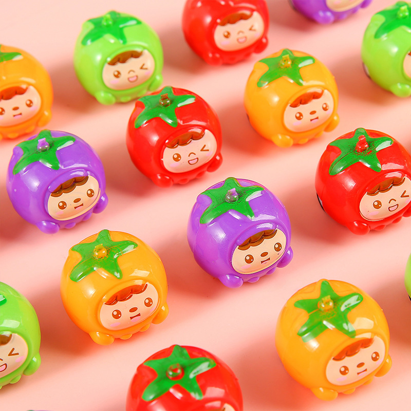 クリエイティブ食品おもちゃミニグリーンアップルフルーツプルバックカーガシャポンおもちゃかわいいグリーンアップルプルバックカー卸売|undefined