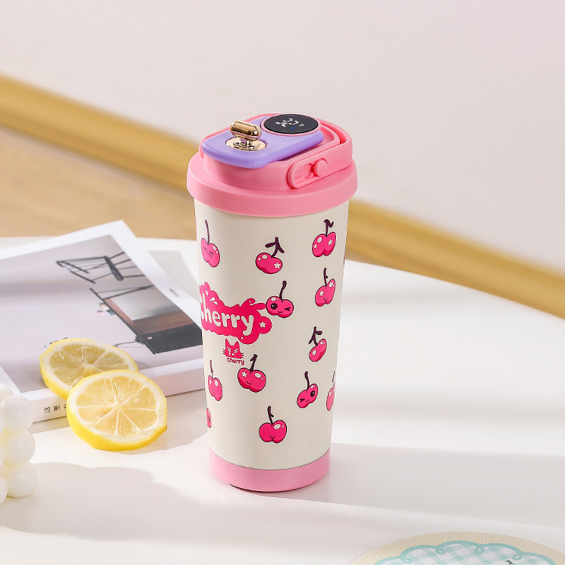 新しい 316 ステンレス鋼断熱コーヒーカップスマート温度測定高価値男性と女性の学生ウォーターカップ卸売|undefined
