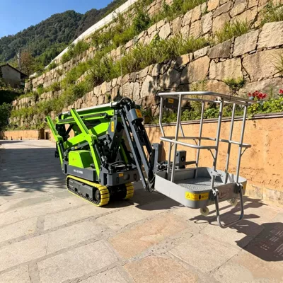 Self-Propelled Tracked Spider-Type Articulated Arm Avtomobil fırlanan platformaları