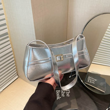 少女新款简约女包手提包可爱2025春季百搭ins休闲包单肩腋下包女