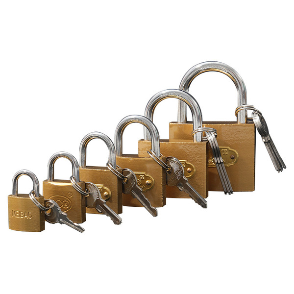 Iron lock imitation copper lock door padlock one-shaped lock padlock…