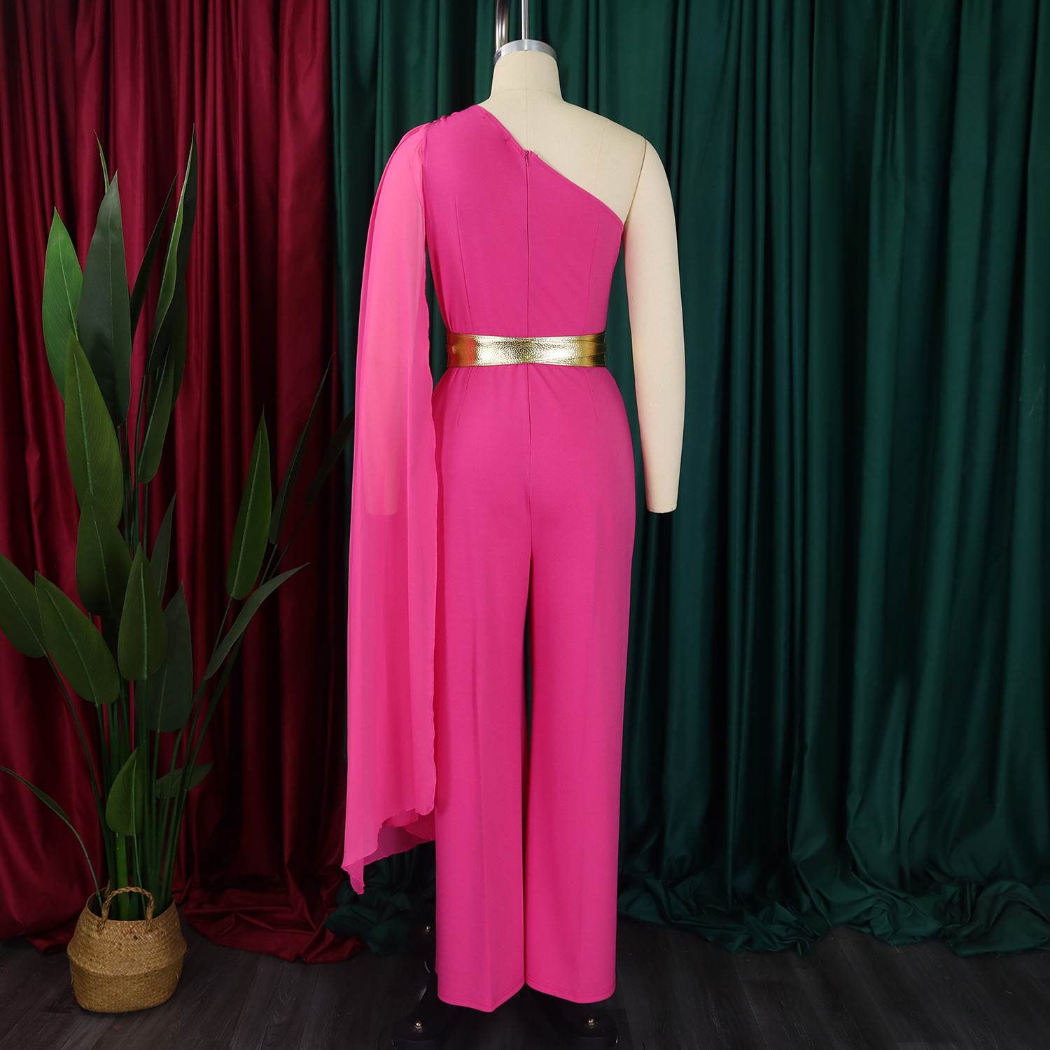 595g Weight Asymmetrical Sleeve Sleeve Length Full Length Pants Length Spandex, Polyester Fabric Type High Waist Waist Line Jumpsuits Pants Type Stretchy Elasticity Bodysuits Tops Type Holiday, Cocktail Party Occasion Slim Fit Type Solid Color Pattern Summer, Spring Season Women's Gender Sexy, Streetwear Style Women's Holiday Cocktail Party Bodysuits Sexy Streetwear Solid Color Full Length Jumpsuits 6