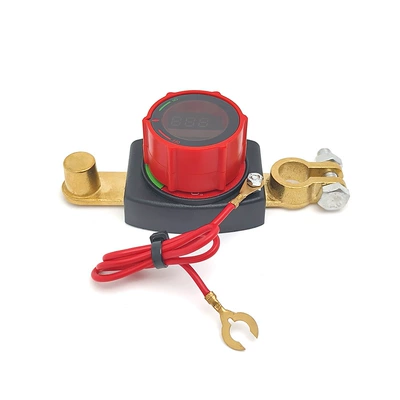 Power supply, ignition system accessories Voltage Display, Brass Battery Positive