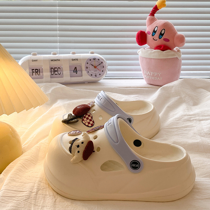 화이트 블루 로즈 강아지 세트