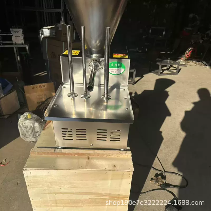 商用台式灌肠机香肠烤肠腊肠灌装设备新款小型自动灌肠机器大功率