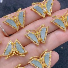 ������Ȼ���������S925�y�Ƕ��DIY���N���ֱ���g�؂�S����