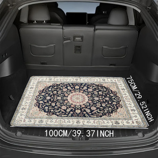 Cross-Border Temu Hot-Selling Moroccan Retro Car Trunk Mat, Stain-Resistant, Wear-Resistant and Easy-Care Mat, Ready for Delivery