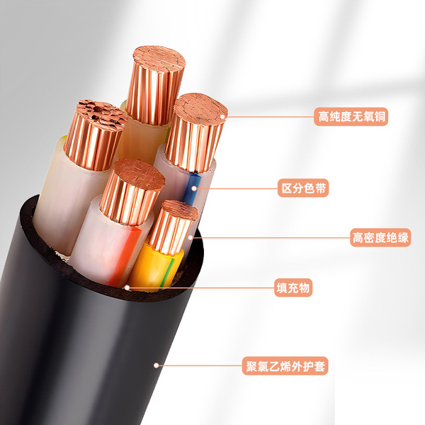 National standard YJV/YJV22 0.6/1KV cable 1 2 3 4 5 core 10-240…