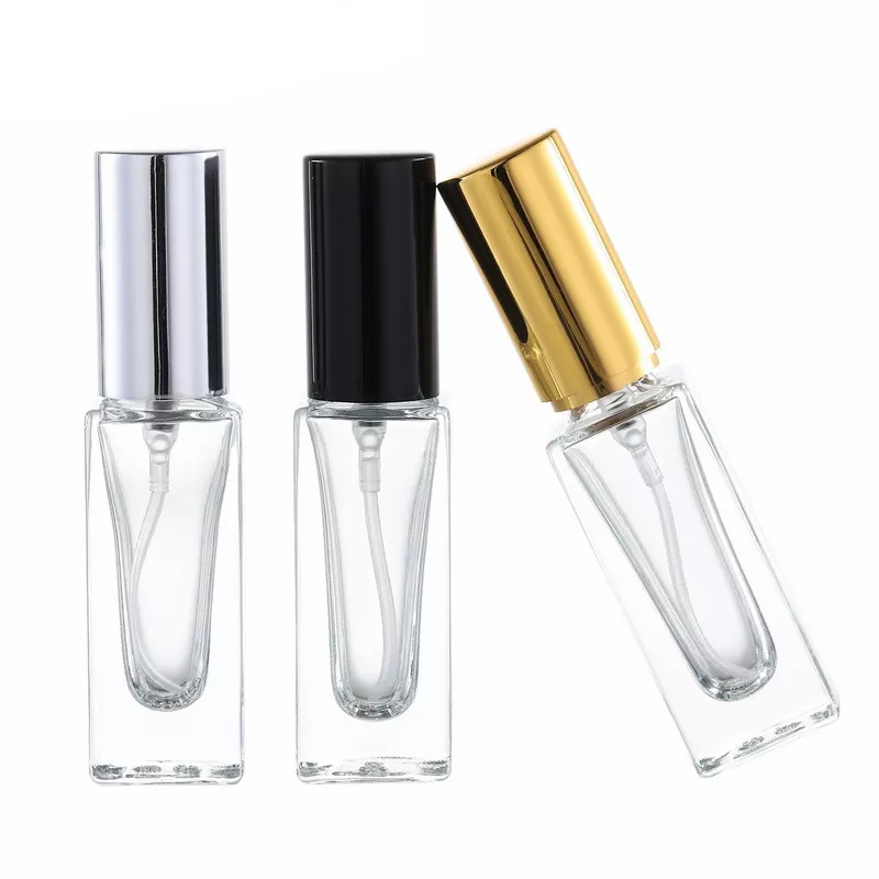 Venta caliente spray botella de perfume spray botella de vidrio vacía botella de vidrio botella de perfume botella portátil 6ML