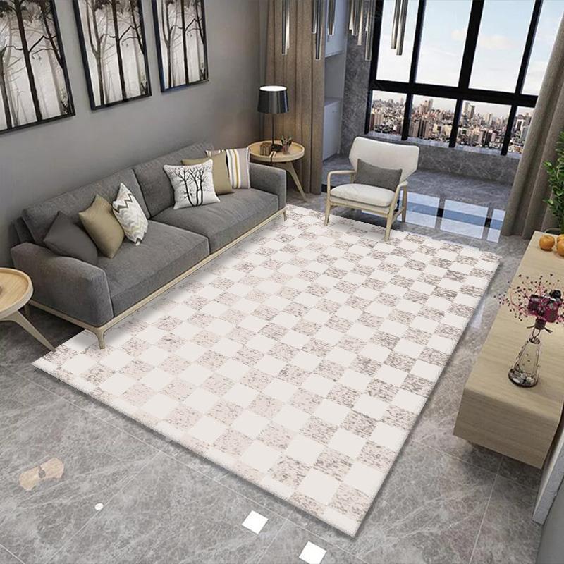 Alfombra de estilo europeo sala de estar simple moderna mesa de café americana dormitorio manta de cama completa manta de noche de estilo nórdico