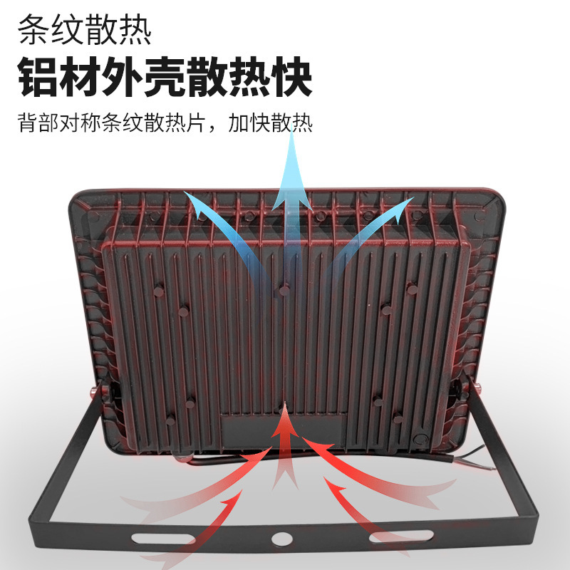 lámpara de inundación LED manzana ultra delgada inundación impermeable 100w lámpara de jardín al aire libre super brillante lámpara de cartel