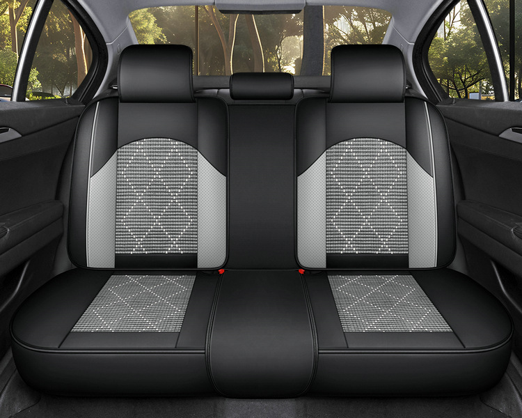 New car seat covers, breathable ice silk material, full-coverage design, suitable for sports cars, universal for drivers, and designed for use in vehicles