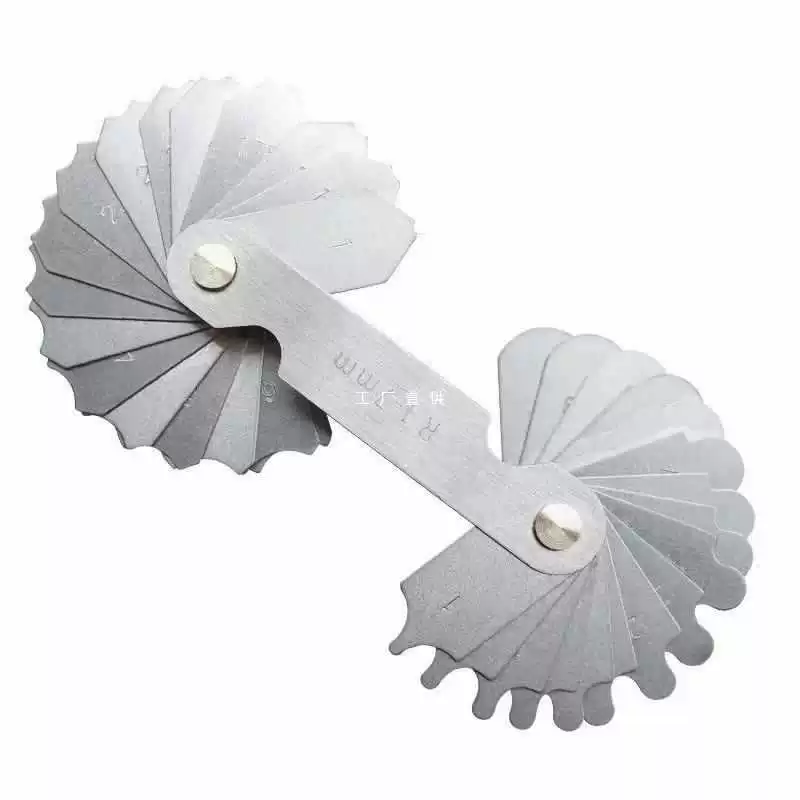 ✅ Внутренний и внешний измерительный прибор из нержавеющей стали R, измерительный прибор радиуса образца 0,3-1,5 1-6,5 7-14,5 25M