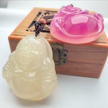 血沉宝弥勒佛吊坠挂件批发海云母阳光下变色抖音直播同款