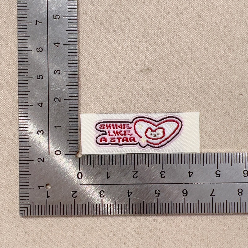 かわいい子犬布ラベル装飾アクセサリー衣類バッグ靴下ラベル手作り diy 生地アクセサリー織ラベル|undefined