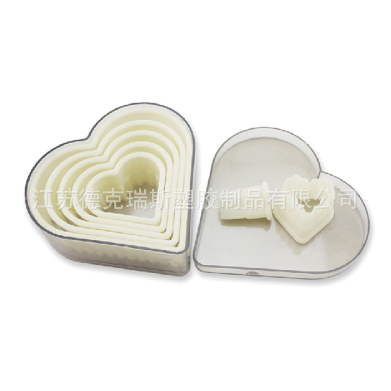 Venta caliente transfronteriza lote mixto material de pc de nailon molde de corte vegetal fruta molde de corte de nailon juego de molde de pastel para hornear
