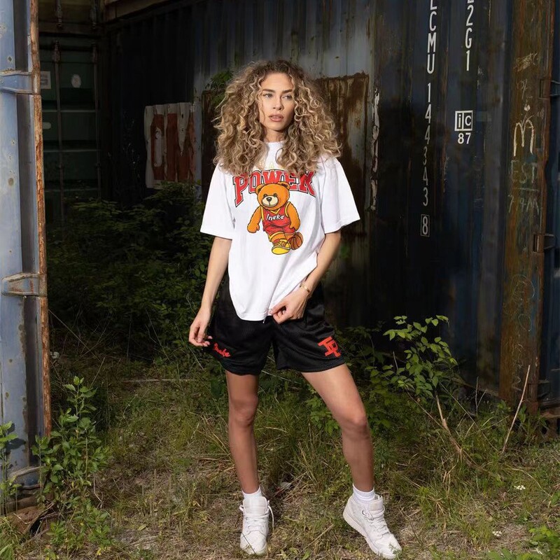 American Style Trendy Shorts IP Casual Sports Mesh Quarterpants Men's But Knee Basketball Running Training Shorts for Men and Women American Style Trendy Shorts IP Casual Sports Mesh Quarterpants Men's But Knee Basketball Running Training Shorts for Men and Women