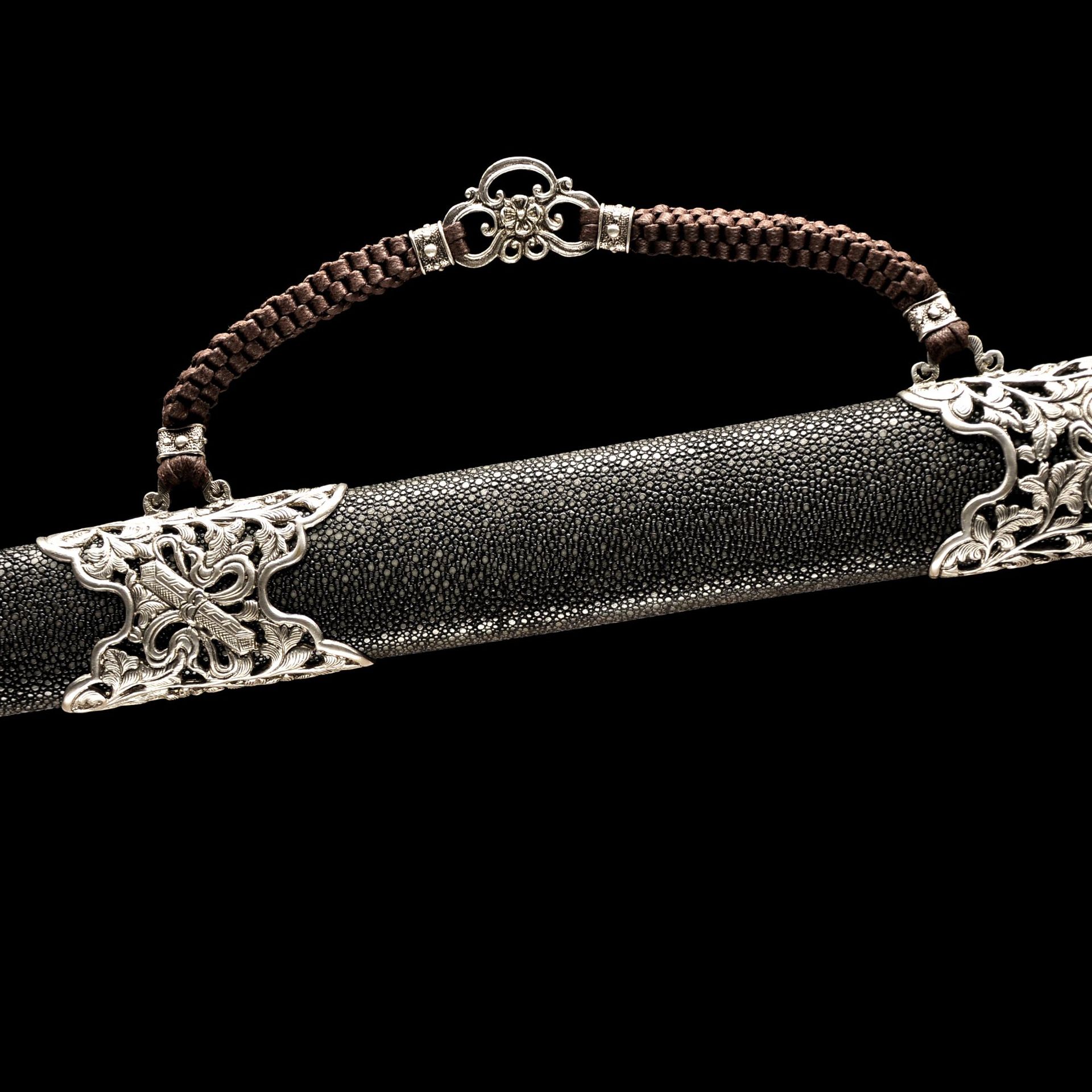 Longquan City Sword Integrated Traditional Eight Fairy Sword Defense Film and Television Tang Sword Blade Blade Metal Cold Weapon Uncle