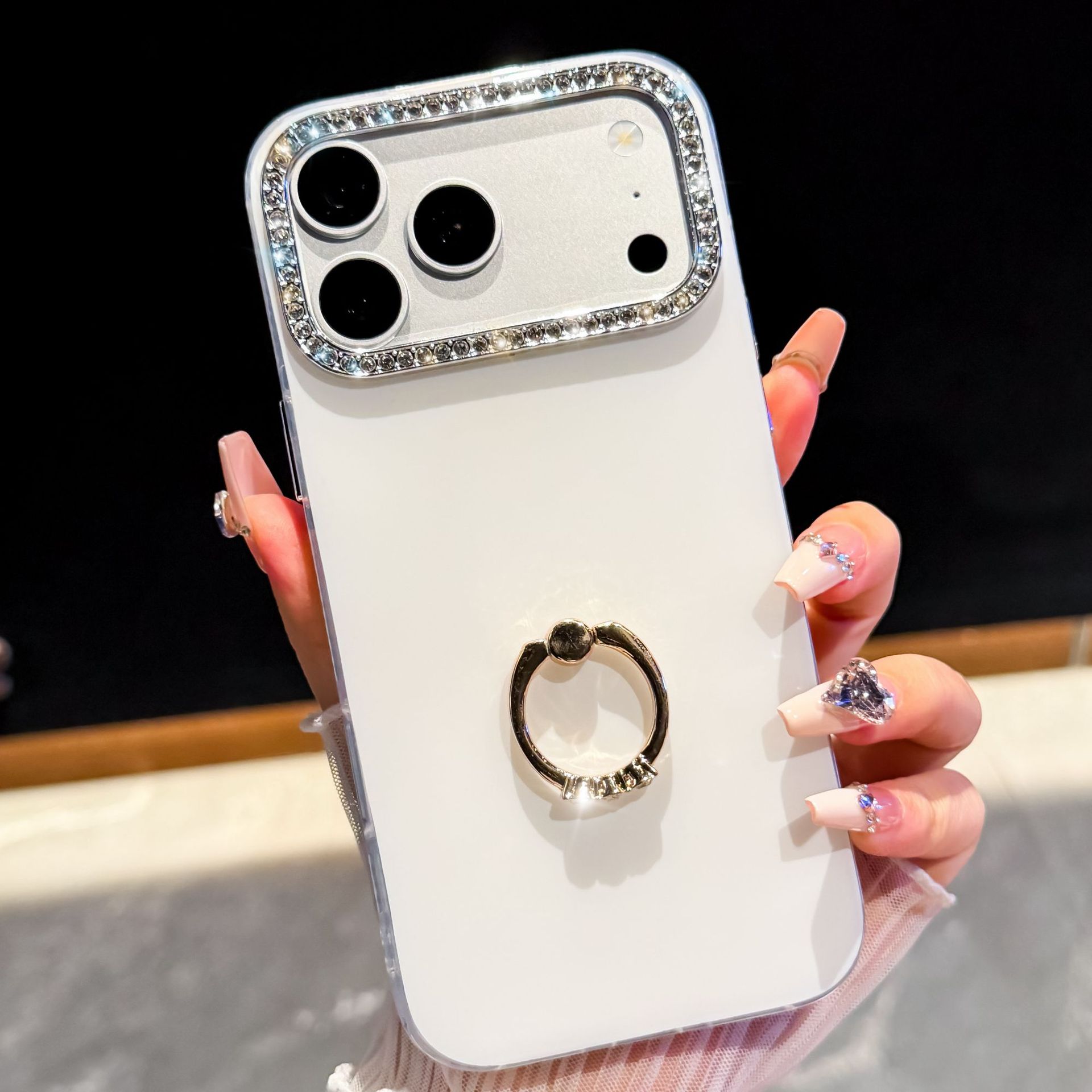 多巴胺指环支架手机壳适用苹果18潮流iPhone17Promax星钻软壳跨境 - 10