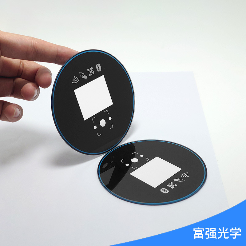 加工智能触摸显示屏钢化玻璃 丝印玻璃电器开关触控 玻璃面板定制