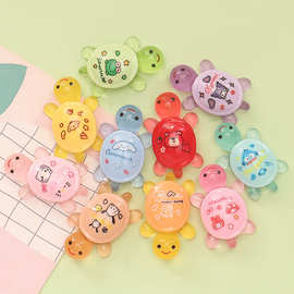 可爱卡通夜光乌龟 创意儿童玩具树脂饰品配件盲袋钥匙扣迷你摆件