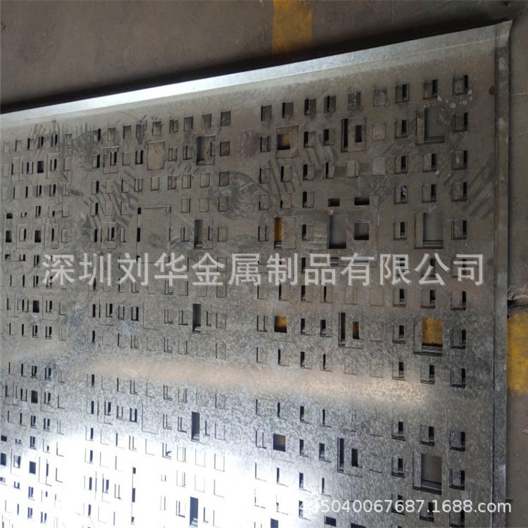 不锈钢冲孔板圆孔网过滤网板花架垫板长孔镀锌冲孔网板
