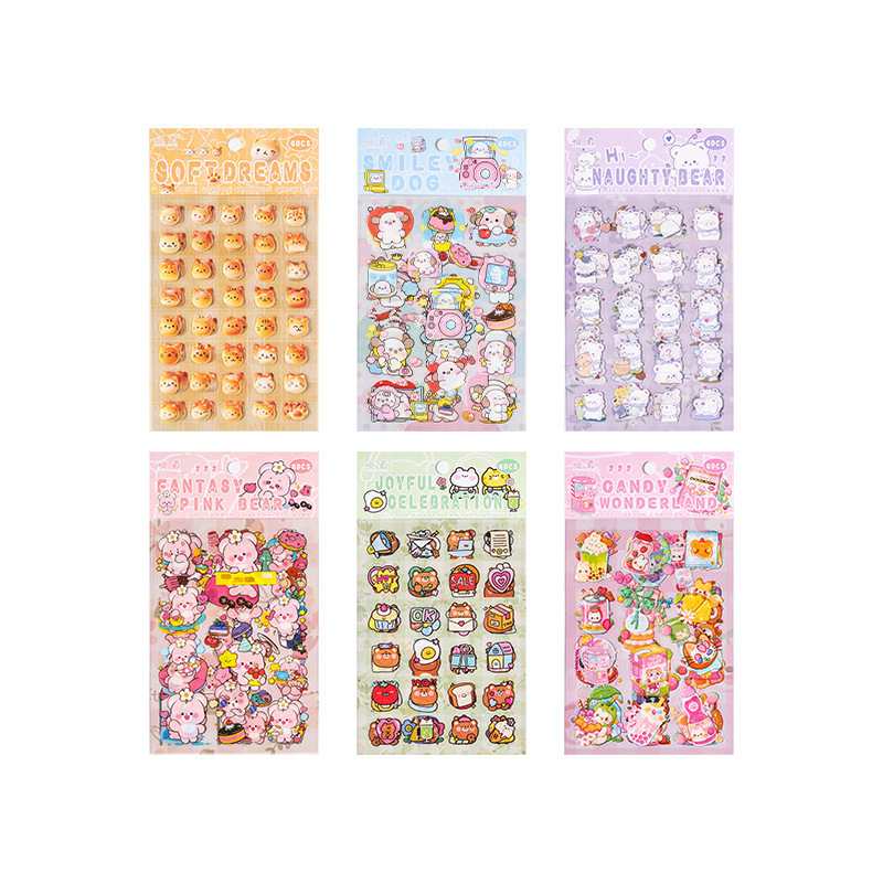 Yuezhen かわいいガーデンカットフィルムステッカーハンドブックステッカー DIY 子供ステッカー漫画ステッカーハンドブックステッカー|undefined