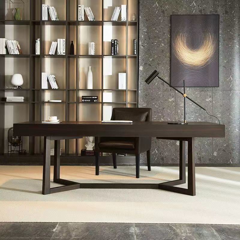 Italian minimalist study desk home light luxury modern minimalist…