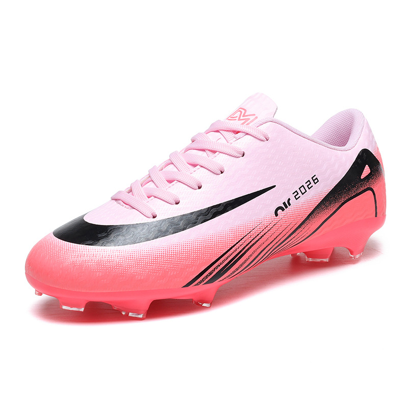2025 nuevo transfronterizo para estudiantes de moda infantil zapatos de clavos largos zapatos de fútbol juvenil fábrica de zapatos de fútbol