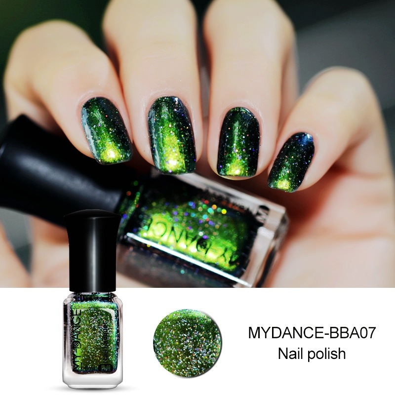 Nuevo esmalte de uñas camaleón aceitoso no pelado insípido de larga duración sin hornear fábrica al por mayor Internet celebridad cielo estrellado manicura