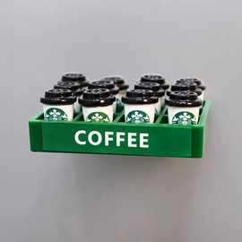 可爱饮料罐磁性冰箱贴迷你仿真可乐雪碧磁铁装饰3d立体咖啡磁力