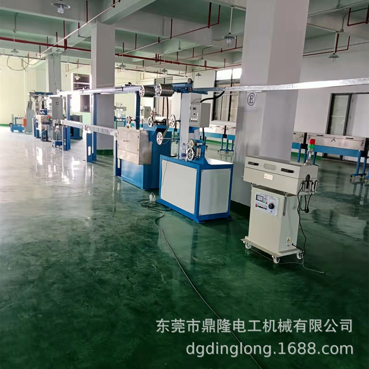 50+35PVC双色电线地线挤出机设备 民用电线挤出机设备