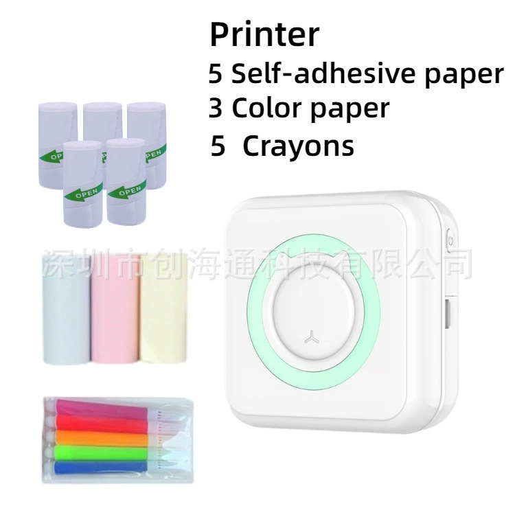 #Portable Mini Printer Portable Wireless Thermal Photo Printer Pocket Student Mini