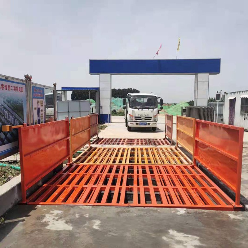 建筑工地洗车台 全自动红外感应器 工业车辆冲洗工程洗轮机