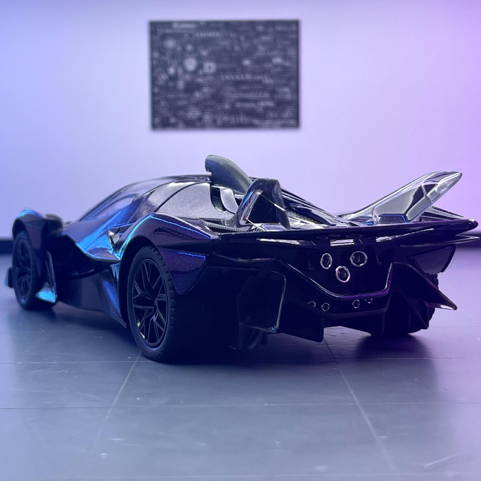 Modelo de coche de aleación 1 a 24 Apollo EVO coche deportivo retroceso con sonido y luz chico juguete coche modelo musical