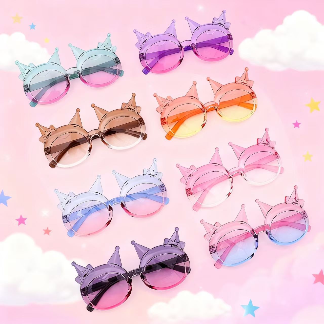 Popular Children's Cartoon Sunglasses, Multiple Styles, Uv Protection, Sunshade Sunglasses for Boys and Girls, in Stock