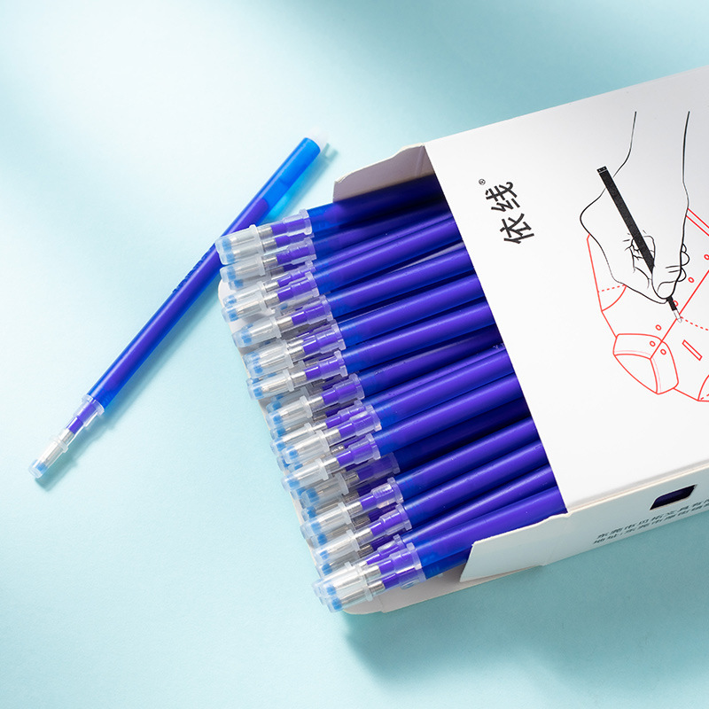 굵은 막대 파란색 100개 [가죽/천 공용] 고온에서 사라지거나 물에 사라짐